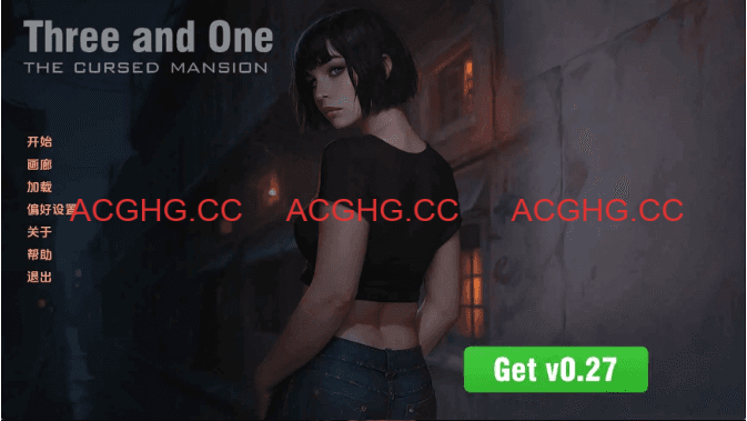 【欧美SLG/汉化/动态】三与一：被诅咒的宅邸v0.27 AI版【PC+安卓/3.49G/更新】Three and One: The Cursed Mansion [v0.27 Public]